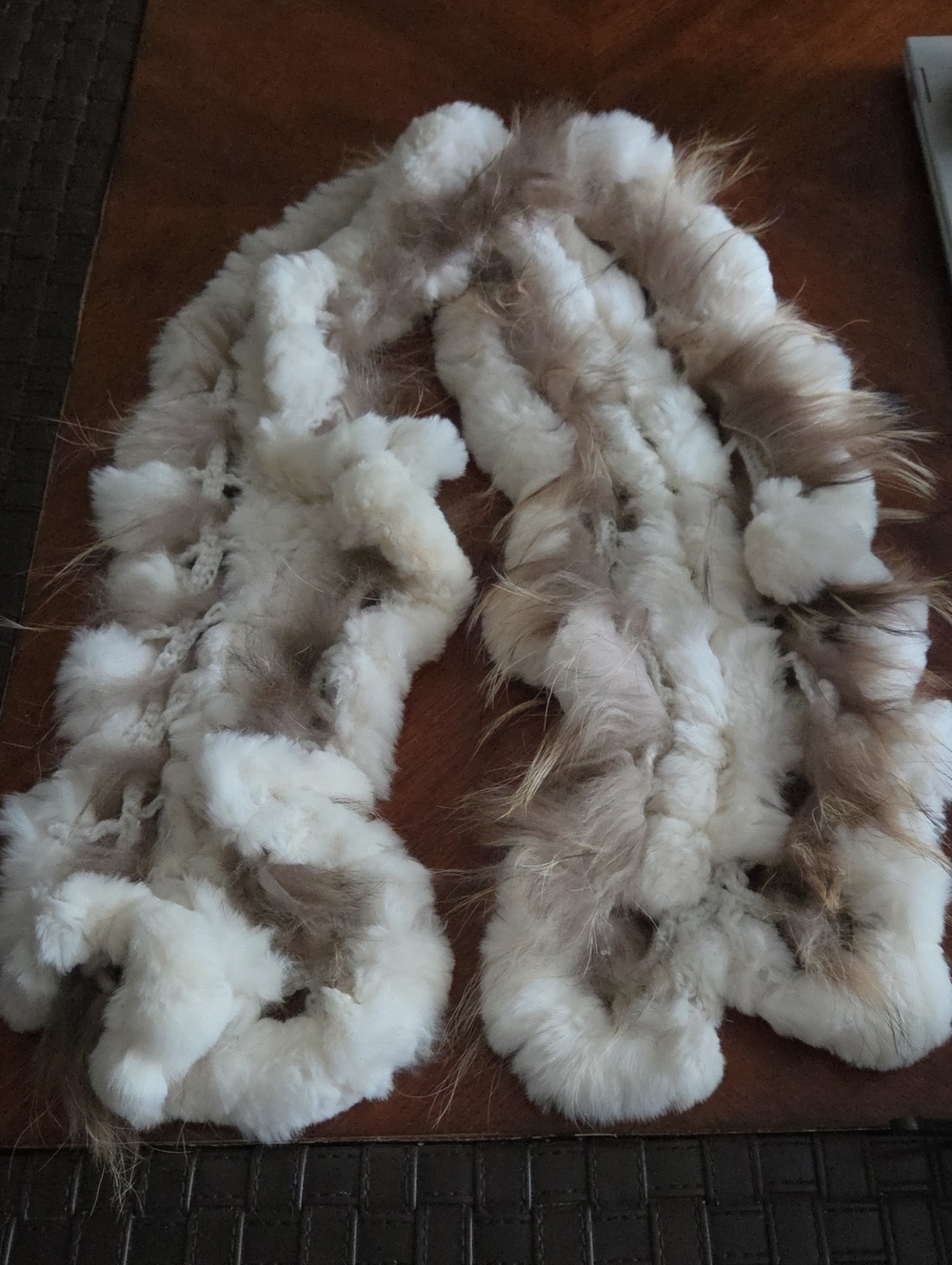 Genuine Rabbit Fur - Scarf/ Neck Collar